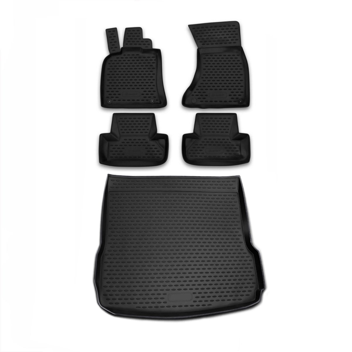 Audi Q5 8RB 3D Floor-Trunk Mats - Omac - Black - '09-'17
